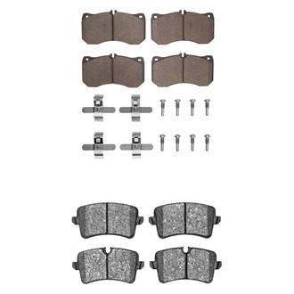R1 Concepts® - Semi-Metallic Semi-Metallic Front and Rear Brake Pad Set
