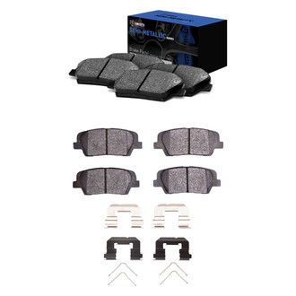 R1 Concepts® - Semi-Metallic Front and Rear Brake Pad Set