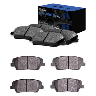R1 Concepts® - Semi-Metallic Front and Rear Brake Pad Set