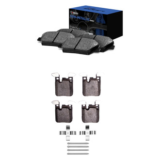 R1 Concepts® - Semi-Metallic Semi-Metallic Front and Rear Brake Pad Set