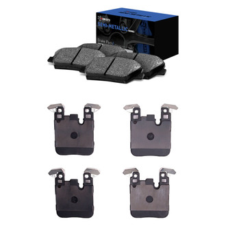 R1 Concepts® - Semi-Metallic Semi-Metallic Front and Rear Brake Pad Set