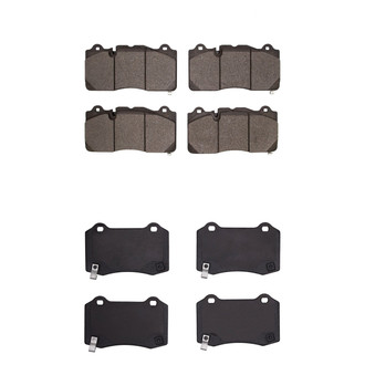 R1 Concepts® - Semi-Metallic Semi-Metallic Front and Rear Brake Pad Set