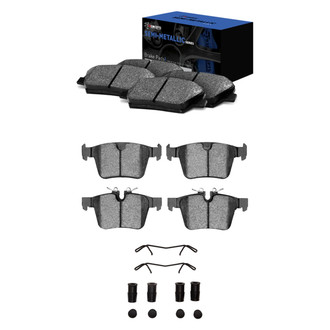 R1 Concepts® - Semi-Metallic Front and Rear Brake Pad Set