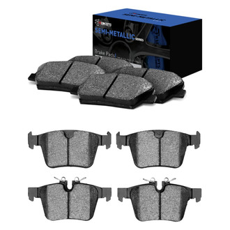 R1 Concepts® - Semi-Metallic Front and Rear Brake Pad Set