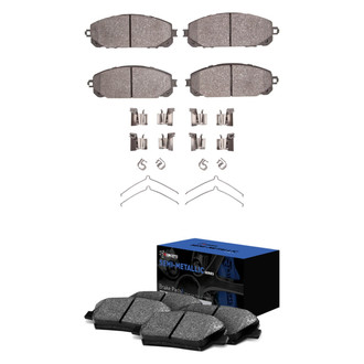R1 Concepts® - Semi-Metallic Front and Rear Brake Pad Set