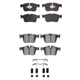 R1 Concepts® - Semi-Metallic Semi-Metallic Front and Rear Brake Pad Set