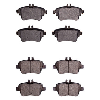 R1 Concepts® - Semi-Metallic Semi-Metallic Front and Rear Brake Pad Set