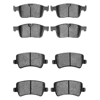 R1 Concepts® - Semi-Metallic Semi-Metallic Front and Rear Brake Pad Set