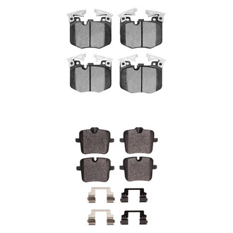 R1 Concepts® - Semi-Metallic Semi-Metallic Front and Rear Brake Pad Set