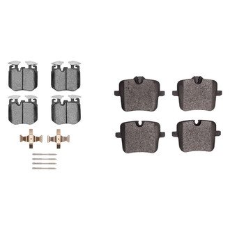 R1 Concepts® - Semi-Metallic Semi-Metallic Front and Rear Brake Pad Set