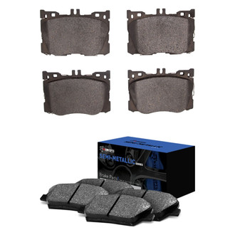 R1 Concepts® - Semi-Metallic Semi-Metallic Front and Rear Brake Pad Set