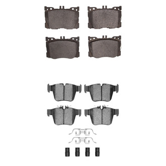 R1 Concepts® - Semi-Metallic Semi-Metallic Front and Rear Brake Pad Set