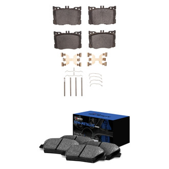 R1 Concepts® - Semi-Metallic Semi-Metallic Front and Rear Brake Pad Set