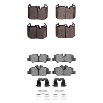 R1 Concepts® - Semi-Metallic Semi-Metallic Front and Rear Brake Pad Set