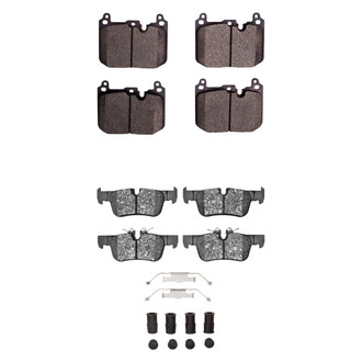 R1 Concepts® - Semi-Metallic Semi-Metallic Front and Rear Brake Pad Set
