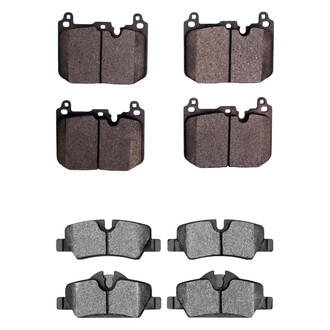 R1 Concepts® - Semi-Metallic Semi-Metallic Front and Rear Brake Pad Set