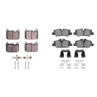 R1 Concepts® - Semi-Metallic Semi-Metallic Front and Rear Brake Pad Set