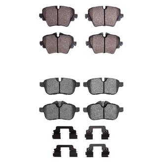 R1 Concepts® - Semi-Metallic Semi-Metallic Front and Rear Brake Pad Set