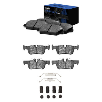 R1 Concepts® - Semi-Metallic Semi-Metallic Front and Rear Brake Pad Set