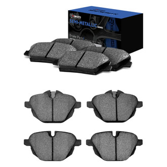 R1 Concepts® - Semi-Metallic Semi-Metallic Front and Rear Brake Pad Set