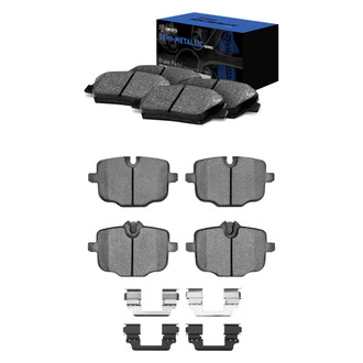 R1 Concepts® - Semi-Metallic Semi-Metallic Front and Rear Brake Pad Set