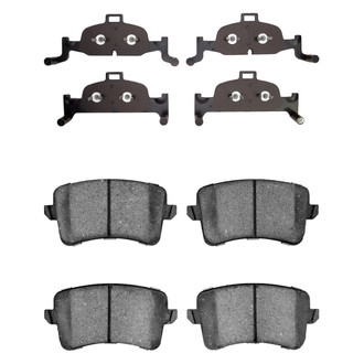 R1 Concepts® - Semi-Metallic Front and Rear Brake Pad Set