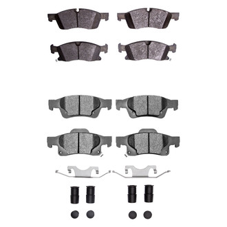 R1 Concepts® - Semi-Metallic Semi-Metallic Front and Rear Brake Pad Set