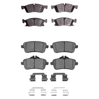 R1 Concepts® - Semi-Metallic Semi-Metallic Front and Rear Brake Pad Set