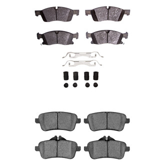 R1 Concepts® - Semi-Metallic Semi-Metallic Front and Rear Brake Pad Set