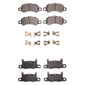 R1 Concepts® - Semi-Metallic Semi-Metallic Front and Rear Brake Pad Set