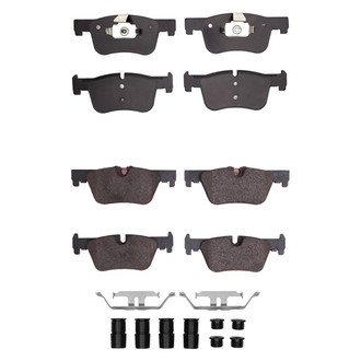 R1 Concepts® - Semi-Metallic Semi-Metallic Front and Rear Brake Pad Set