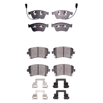 R1 Concepts® - Semi-Metallic Semi-Metallic Front and Rear Brake Pad Set