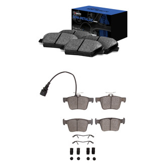 R1 Concepts® - Semi-Metallic Semi-Metallic Front and Rear Brake Pad Set