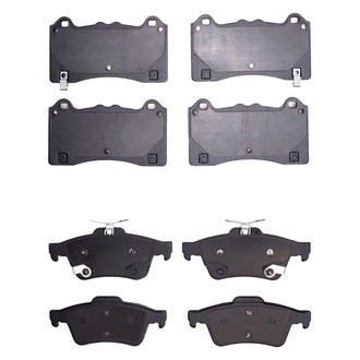 R1 Concepts® - Semi-Metallic Semi-Metallic Front and Rear Brake Pad Set