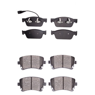R1 Concepts® - Semi-Metallic Semi-Metallic Front and Rear Brake Pad Set