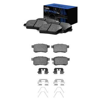R1 Concepts® - Semi-Metallic Front and Rear Brake Pad Set