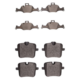 R1 Concepts® - Semi-Metallic Semi-Metallic Front and Rear Brake Pad Set