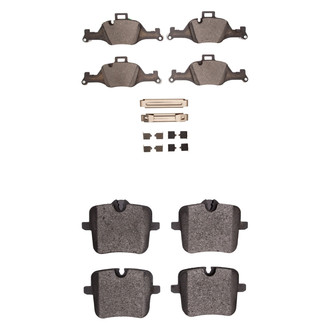 R1 Concepts® - Semi-Metallic Semi-Metallic Front and Rear Brake Pad Set