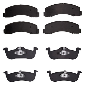 R1 Concepts® - Semi-Metallic Front and Rear Brake Pad Set