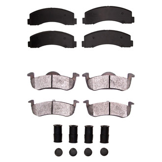 R1 Concepts® - Semi-Metallic Front and Rear Brake Pad Set