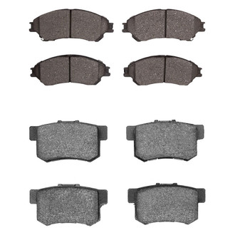 R1 Concepts® - Semi-Metallic Front and Rear Brake Pad Set