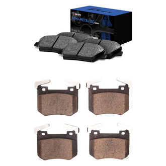 R1 Concepts® - Semi-Metallic Front and Rear Brake Pad Set