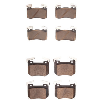 R1 Concepts® - Semi-Metallic Semi-Metallic Front and Rear Brake Pad Set