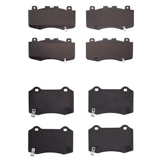R1 Concepts® - Semi-Metallic Front and Rear Brake Pad Set