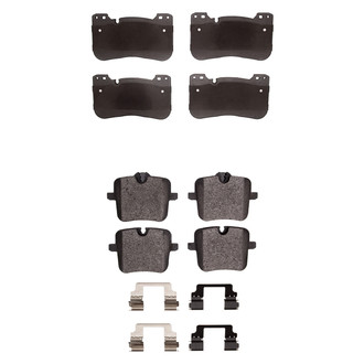 R1 Concepts® - Semi-Metallic Front and Rear Brake Pad Set