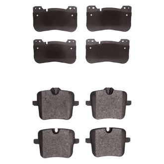 R1 Concepts® - Semi-Metallic Front and Rear Brake Pad Set