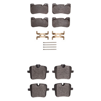 R1 Concepts® - Semi-Metallic Front and Rear Brake Pad Set