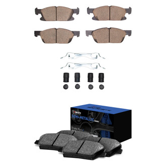 R1 Concepts® - Semi-Metallic Front and Rear Brake Pad Set