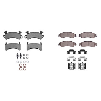 R1 Concepts® - Performance Off-Road/Tow High Friction Formulation Front and Rear Brake Pad Set