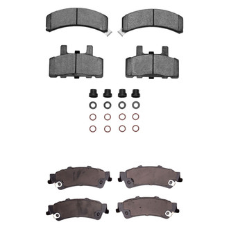 R1 Concepts® - Performance Off-Road/Tow High Friction Formulation Front and Rear Brake Pad Set